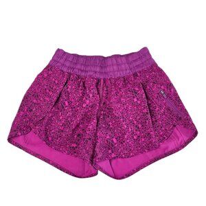 Lululemon Tracker Short lll 4", Paradise Geo Regal Plum, Lined, Running, Size 4
